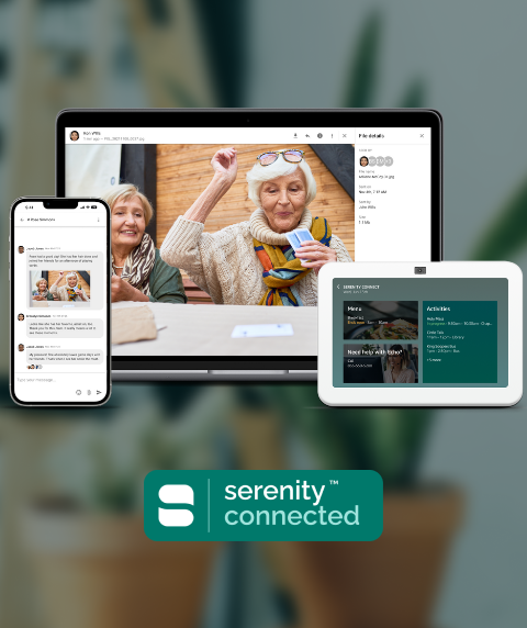 Image of devices using Serenity Smart software