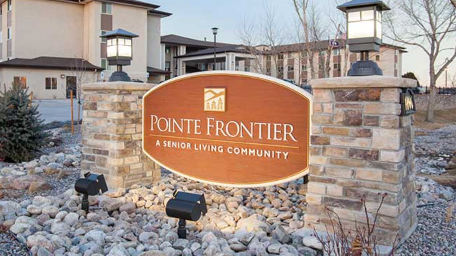 Pointe Frontier Building sign