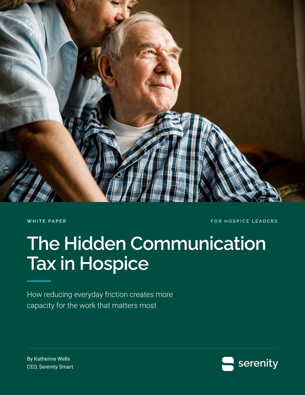 Cover of The Hidden Communication Tax in Hospice, a white paper by Katherine Wells